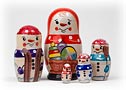 Snowman Nesting Doll 5pc./3