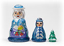 Christmas Santa Doll 3pc. - Christmas Gifts