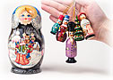 Matryoshka w/ Ornaments 6