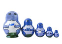 Purple Frog Doll 5pc./5