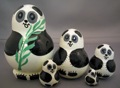 Happy Panda Doll 5pc Small - Collectible Bears