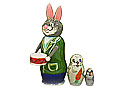 3-D Animal Doll 3 pc./4