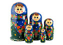 Blue Dyuna Doll - Floral Designs