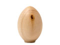 Unpainted Wooden Egg 1