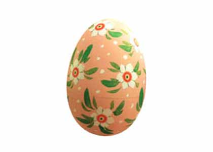 Pastel Hollow Easter Egg, Wood 2.5