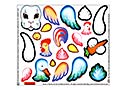 Stickers for Easter Animals - high quality vinyl sticker sheet for 2 nesting dolls.