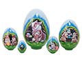 Rabbit Bungalow Nesting Easter Eggs