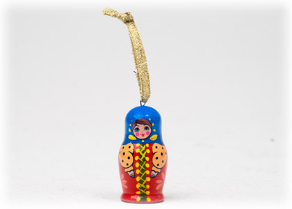 Matryoshka Mini Realistic Ornament 1.75