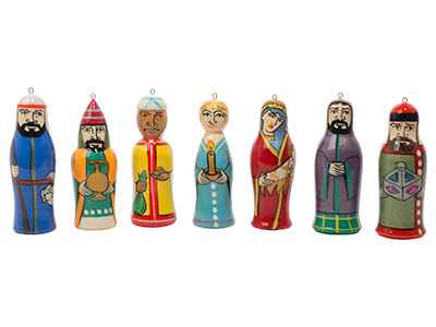 Nativity Ornaments Set of 7