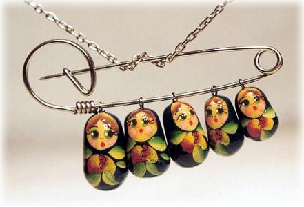 Matryoshka Lapel Pin  2.5