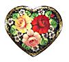 Bouquet Heart Brooch