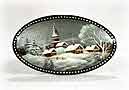 Russian Winter Landscape Brooch