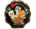 Three Cats in Basket Brooch 2.2