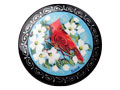 Cardinal Brooch