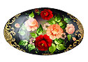 Deluxe Floral Bouquet Hair Barrette from Russia - Floral Designs