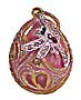 Faberge-Style Egg Pendant 