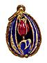 Faberge-Style Egg Pendant 