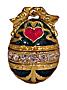 Faberge-Style Egg Pendant 