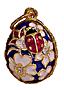 Faberge-Style Egg Pendant 