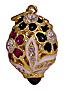 Faberge-Style Egg Pendant 