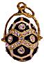 Faberge-Style Egg Pendant 