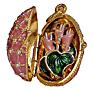 Faberge-Style Egg Pendant 