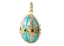 Faberge-Style Egg Pendant 