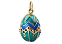 Faberge-Style Egg Pendant 