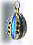 Faberge-Style Egg Pendant 