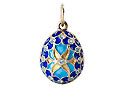 Faberge-Style Egg Pendant 