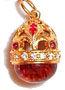 Faberge-Style Egg Pendant 