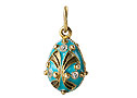 Faberge-Style Egg Pendant 