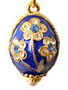Faberge-Style Egg Pendant 