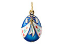 Faberge-Style Egg Pendant 