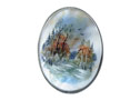 Mother of Pearl Landscape Brooch - Romantic Gifts