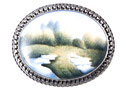 Finift Seasons Brooch - Gift For Her