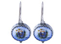 Finift Pansies Set - Gift For Her