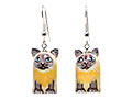 Realistic Cat Novelty Earrings