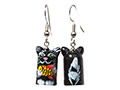 Alley Cat Novelty Earrings