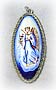 Blue Angel Enamel Pendant