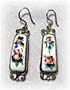 White Katrina Russian Earrings