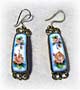 Melana Blue Russian Earrings