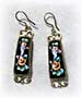 Black Katrina Russian Earrings