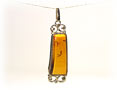 Amber Rectangle Pendant