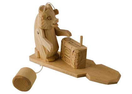 Radio Rockin' Bear Action Toy