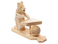 Piano Bear Bear Carved Toy