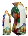 Large Father Frost Carving by Evdokimova - Porcelain Plates