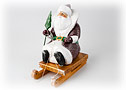 Santa on Sleigh Father Frost Carving by Sveta & Vika - Christmas Gifts