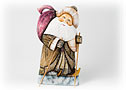 Carved Santa on Skis 8