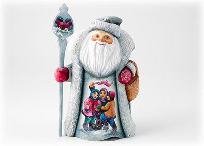 Snow Play Father Frost Carving